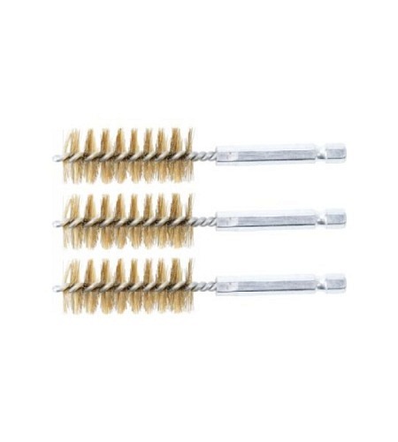 Messingbürste | 19 mm | Antrieb Außensechskant 6,3 mm (1/4