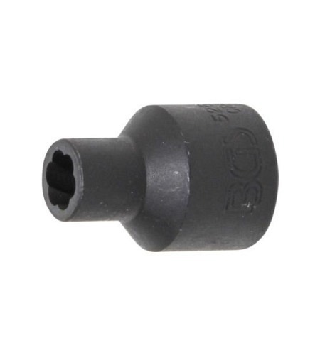 Spezial-Steckschlüssel-Einsatz / Schraubenausdreher | Antrieb Innenvierkant 12,5 mm (1/2