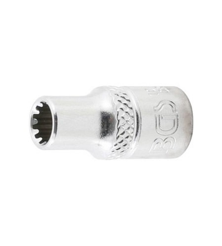 Steckschlüssel-Einsatz Gear Lock | Antrieb Innenvierkant 6,3 mm (1/4") | SW 5,5 mm