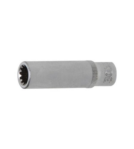 Steckschlüssel-Einsatz Gear Lock, tief | Antrieb Innenvierkant 6,3 mm (1/4") | SW 8 mm