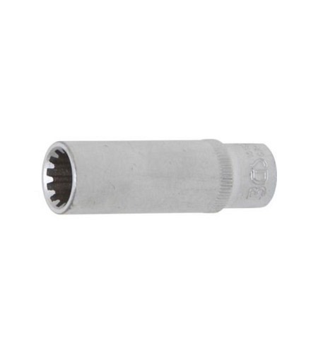 Steckschlüssel-Einsatz Gear Lock, tief | Antrieb Innenvierkant 6,3 mm (1/4") | SW 10 mm