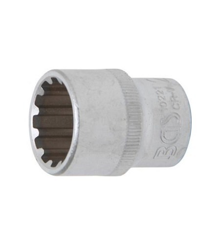 Steckschlüssel-Einsatz Gear Lock | Antrieb Innenvierkant 12,5 mm (1/2") | SW 21 mm