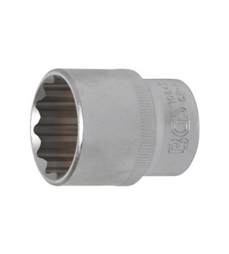 Steckschlüssel-Einsatz Zwölfkant | Antrieb Innenvierkant 12,5 mm (1/2") | SW 27 mm