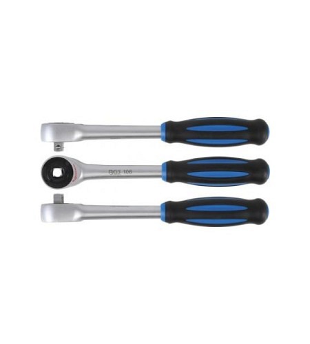 Umschaltknarre mit Drehgriff | Abtrieb Aussenvierkant 10 mm (3/8")