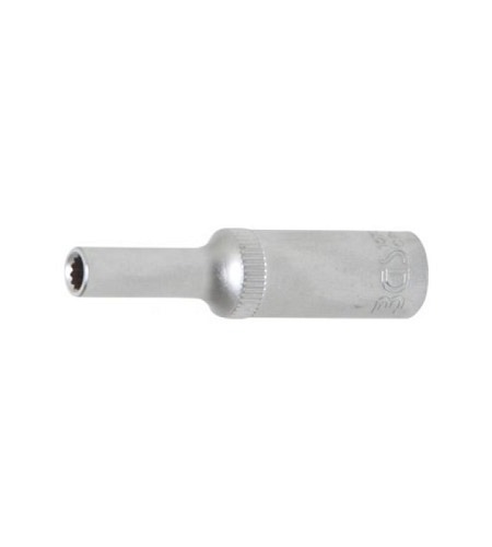 Steckschlüssel-Einsatz Zwölfkant, tief | Antrieb Innenvierkant 6,3 mm (1/4") | SW 4 mm
