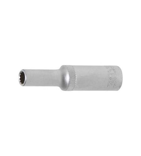 Steckschlüssel-Einsatz Zwölfkant, tief | Antrieb Innenvierkant 6,3 mm (1/4") | SW 5 mm