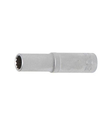Steckschlüssel-Einsatz Zwölfkant, tief | Antrieb Innenvierkant 6,3 mm (1/4") | SW 7 mm