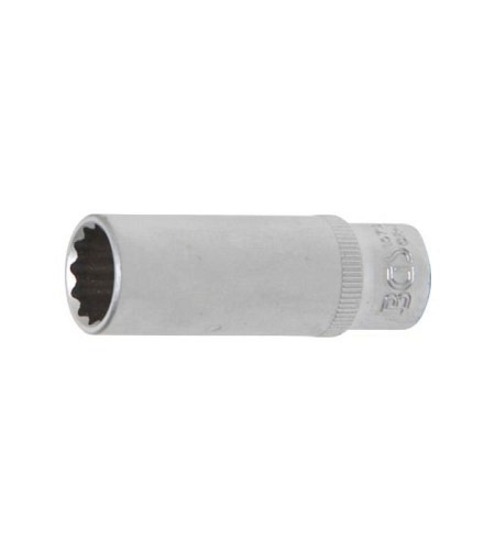 Steckschlüssel-Einsatz Zwölfkant, tief | Antrieb Innenvierkant 6,3 mm (1/4") | SW 12 mm