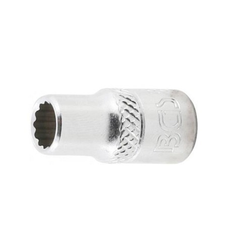 Steckschlüssel-Einsatz Zwölfkant | Antrieb Innenvierkant 6,3 mm (1/4") | SW 1/4"