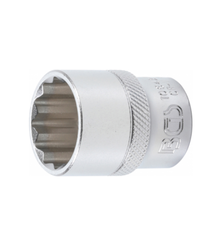 Steckschlüssel-Einsatz Zwölfkant | Antrieb Innenvierkant 12,5 mm (1/2") | SW 22 mm