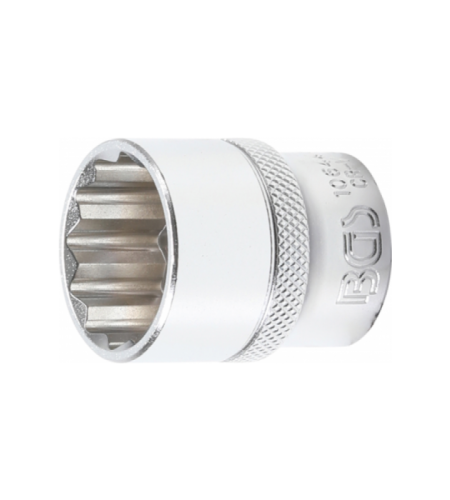 Steckschlüssel-Einsatz Zwölfkant | Antrieb Innenvierkant 12,5 mm (1/2") | SW 24 mm