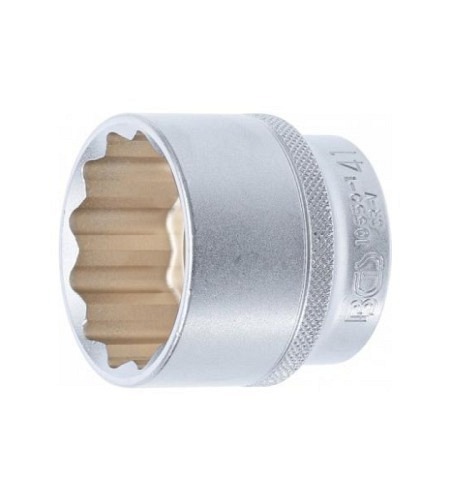 Steckschlüssel-Einsatz Zwölfkant | Antrieb Innenvierkant 12,5 mm (1/2") | SW 41 mm