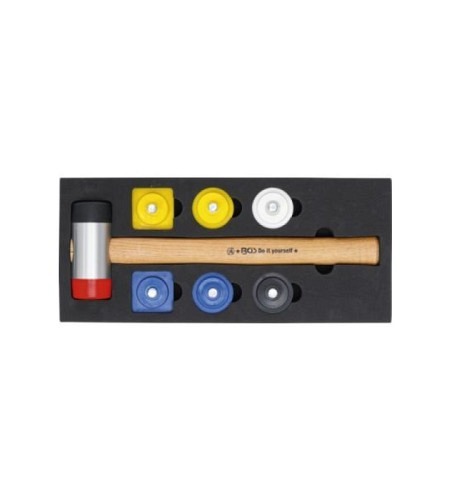 Wechselkopf-Hammer-Satz | Ø 43 mm | 9-tlg.