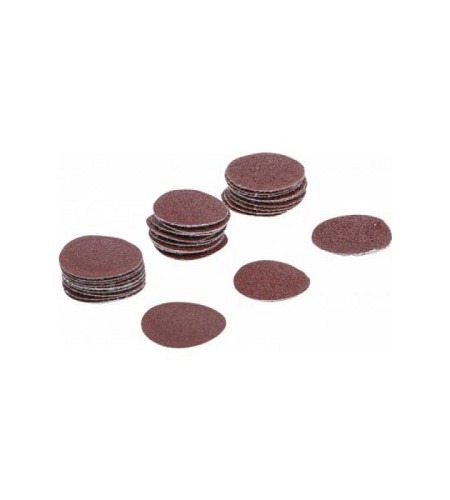 Schleifblatt-Satz für Exzenterschleifer | Ø 30 mm | K 60 - 80 - 120 | 30-tlg.