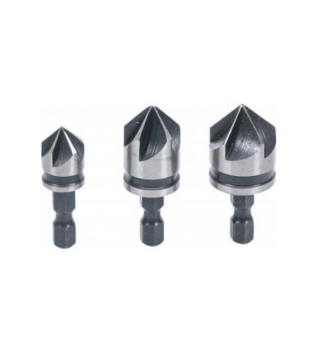 Senker-Bit-Satz | HSS | Antrieb 6,3 mm (1/4") | 12 - 16 - 19 mm | 3-tlg.
