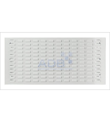 Schlitzplatte, waagerecht, L 987 x B 456 mm, RAL 7035