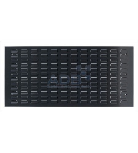 Schlitzplatte, waagerecht, L 987 x B 456 mm, RAL 7016