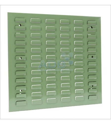 Schlitzplatte, waagerecht, L 493 x B 456 mm, RAL 6011