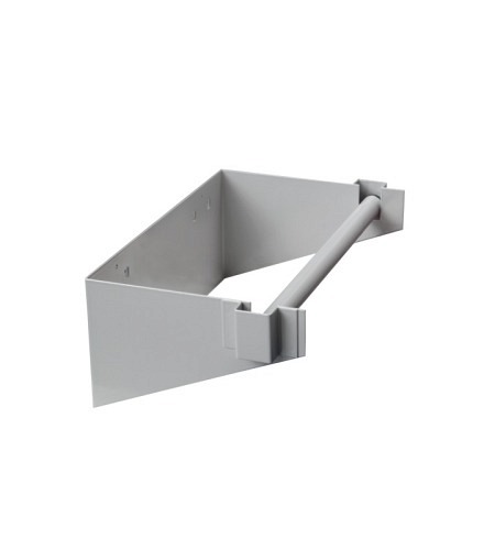 Papierrollenhalter,  L 338,40 x T 192 x H 120 mm, RAL 9006