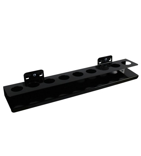 Nusshalter-Ablage mit 9 Löchern, B 390 x H 30 mm