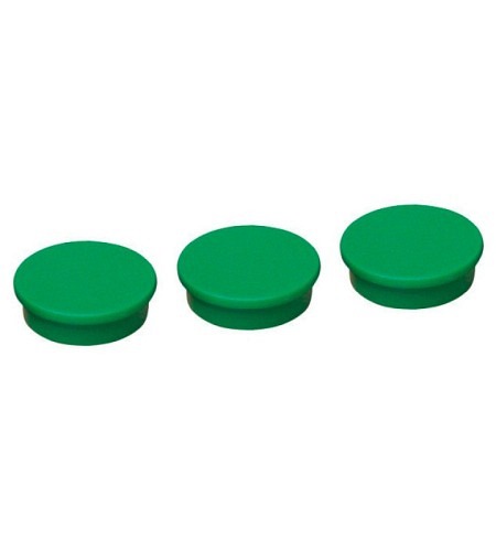 Magnete, Grün, Ø 25 mm, 10 St