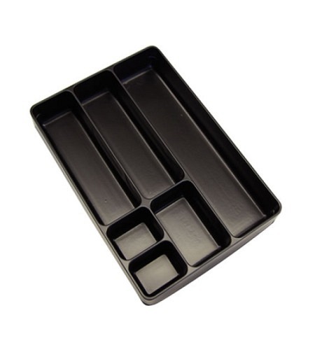 Einleger / Einteiler schwarz 6-fach