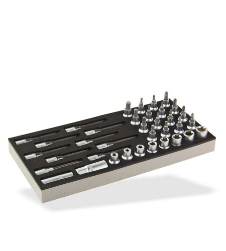 ADB Innensechskant-/Innensechsrund-Set 1/2", 36-tlg.
