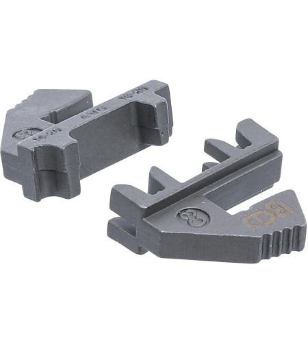 Crimpbacken für abgewinkelte, nichtisolierte Stecker | für Art. 1410, 1411, 1412
