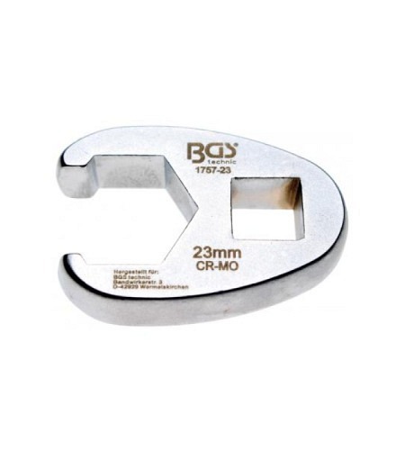 Hahnenfussschlüssel | Antrieb Innenvierkant 12,5 mm (1/2") | SW 23 mm