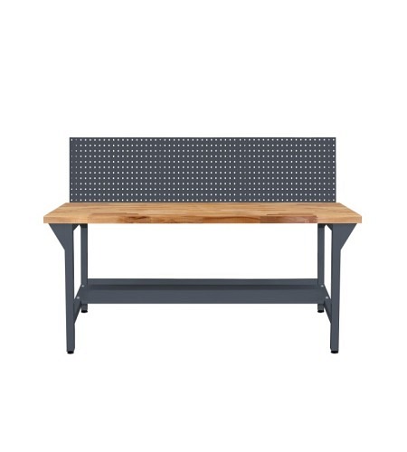 ADB Werkbank mit Ablageboden und Lochplatte H 850 x B 1500 x T 750mm