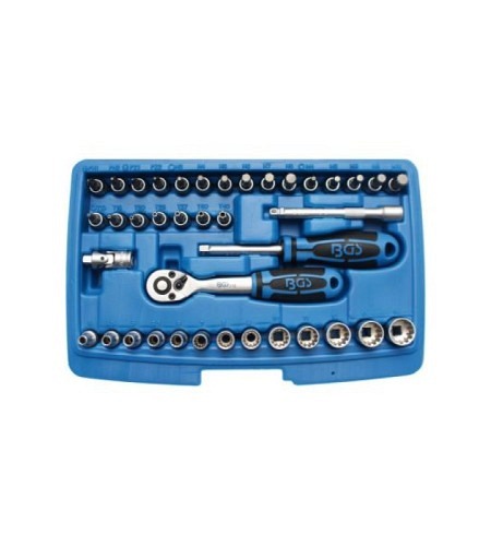 Steckschlüssel-Satz Gear Lock | Antrieb 6,3 mm (1/4") | 39-tlg.