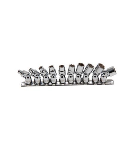 Gelenk-Steckschlüssel-Satz | 6,3 mm (1/4") | SW 5 - 13 mm | 10-tlg.