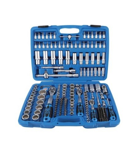 Steckschlüssel-Satz "Gear Lock" | Antrieb 6,3 mm (1/4") / 10 mm (3/8") / 12,5 mm (1/2") | 192-tlg.