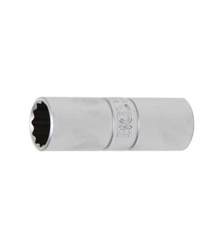 Zündkerzen-Einsatz mit Haltegummi, Zwölfkant | Antrieb Innenvierkant 12,5 mm (1/2") | SW 16 mm