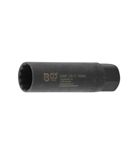 Zündkerzen-Einsatz Sechskant | Antrieb Innenvierkant 12,5 mm (1/2") | SW 14 mm