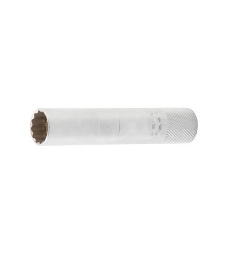 Zündkerzen-Einsatz mit Magnet, Zwölfkant, lang | Antrieb Innenvierkant 10 mm (3/8") | SW 14 mm