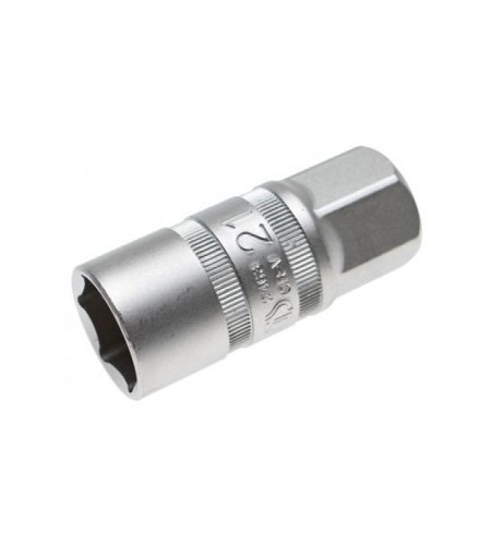 Zündkerzen-Einsatz mit Magnet, Sechskant | Antrieb Innenvierkant 12,5 mm (1/2") | SW 21 mm