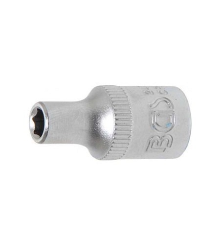 Steckschlüssel-Einsatz Sechskant | Antrieb Innenvierkant 6,3 mm (1/4") | SW 4 mm