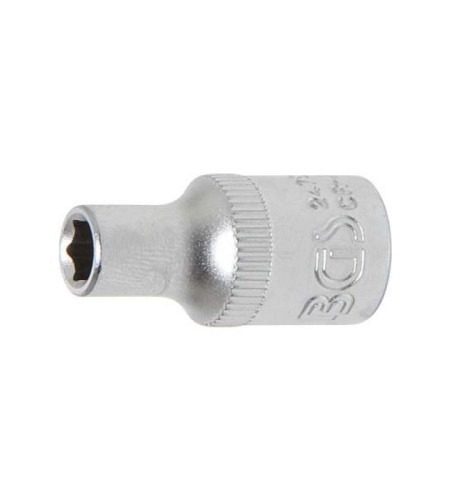 Steckschlüssel-Einsatz Sechskant | Antrieb Innenvierkant 6,3 mm (1/4") | SW 4,5 mm