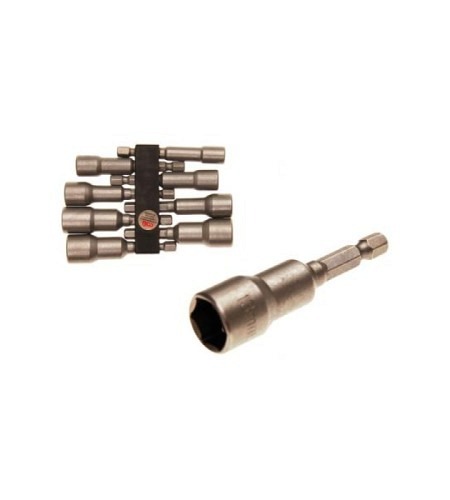 Steckschlüssel-Einsatz-Satz Sechskant | Antrieb Aussensechskant 6,3 mm (1/4") | SW 6 - 13 mm | 8-tlg.