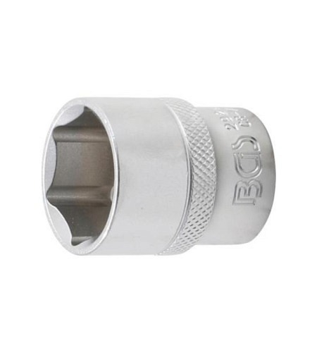 Steckschlüssel-Einsatz Sechskant | Antrieb Innenvierkant 12,5 mm (1/2") | SW 24 mm