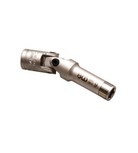 Glühkerzen-Gelenk-Einsatz Sechskant | Antrieb Innenvierkant 10 mm (3/8") | SW 9 mm