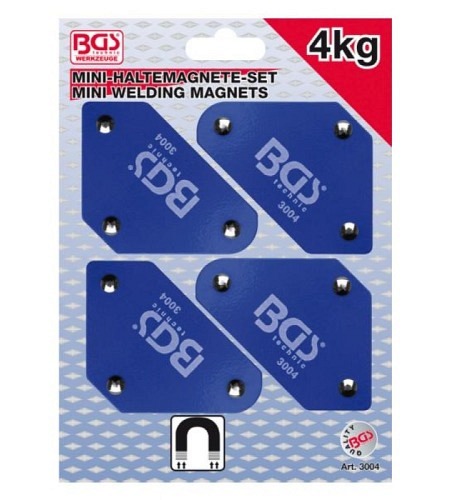 Mini-Magnethalter-Satz | 45° - 90° - 135° | 4-tlg.