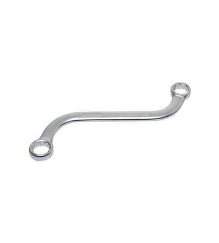 S-Form Doppel-Ringschlüssel Zwölfkant | SW 18x19 mm