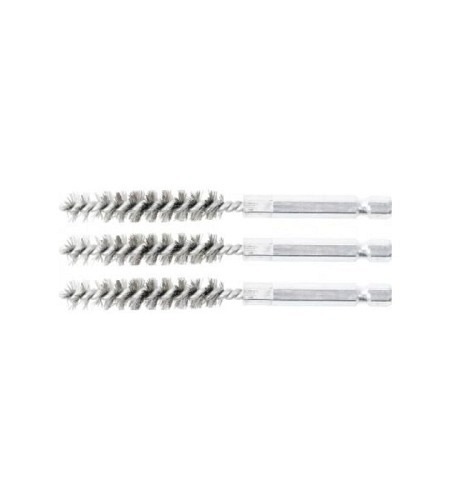 Stahlbürste | 10 mm | Antrieb Außensechskant 6,3 mm (1/4") | 3-tlg.