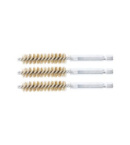 Messingbürste | 11 mm | Antrieb Außensechskant 6,3 mm (1/4") | 3-tlg.