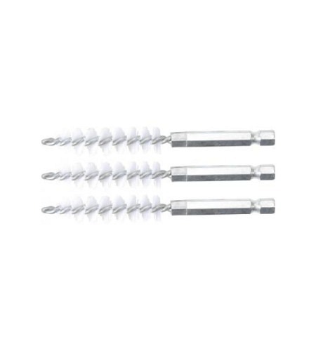 Nylonbürste | 12 mm | Antrieb Außensechskant 6,3 mm (1/4") | 3-tlg.