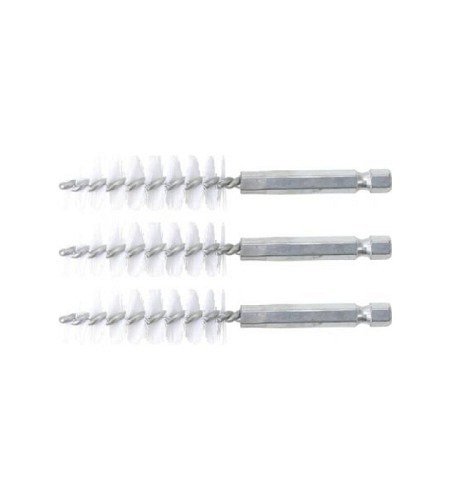 Nylonbürste | 16 mm | Antrieb Außensechskant 6,3 mm (1/4") | 3-tlg.