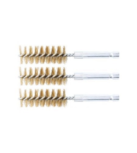 Messingbürste | 18 mm | Antrieb Außensechskant 6,3 mm (1/4") | 3-tlg.