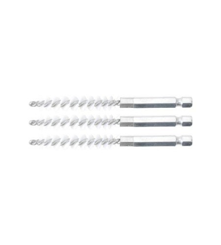 Nylonbürste | 8 mm | Antrieb Außensechskant 6,3 mm (1/4") | 3-tlg.